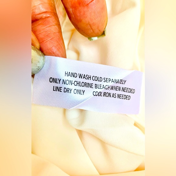 ✨ Eloquii✨ A Line Midi Skirt W/High Sheen Blush Embroidered Floral Overlay - Picture 13 of 14